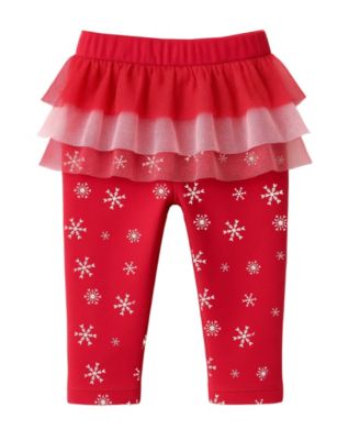 Baby Girls' Minnie Mouse Holiday Bodysuit and Skegging, 2-Piece Set