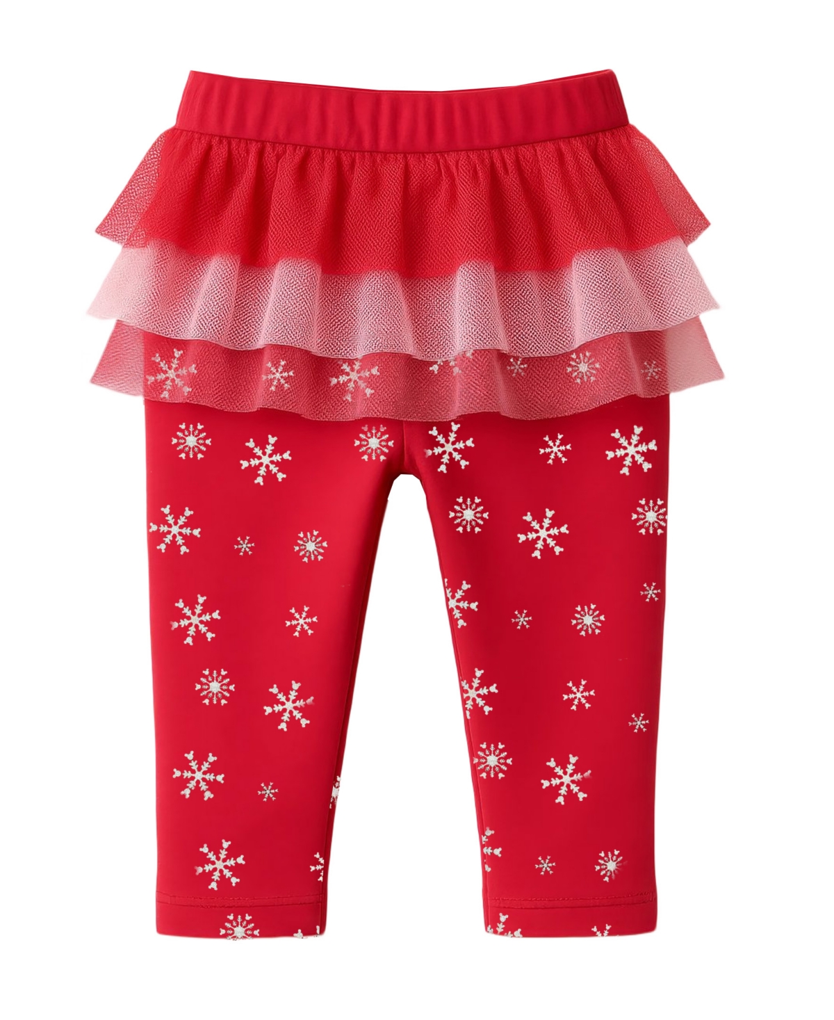 Disney Baby Girls 2-piece Minnie Mouse Holiday Bodysuit And Skegging Set In Red