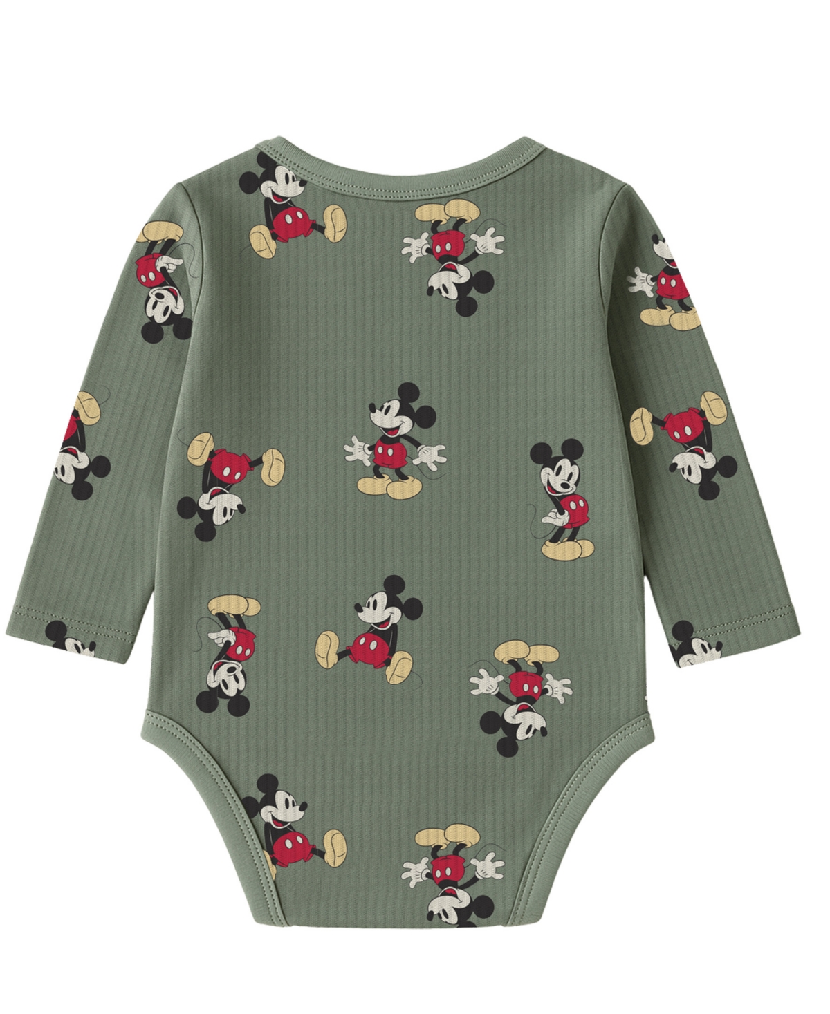 Disney Baby Boys 3-Piece Mickey Mouse Bodysuit, Hat and Pants Set