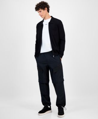 Men's San Jean Full Zip Collared Cardigan