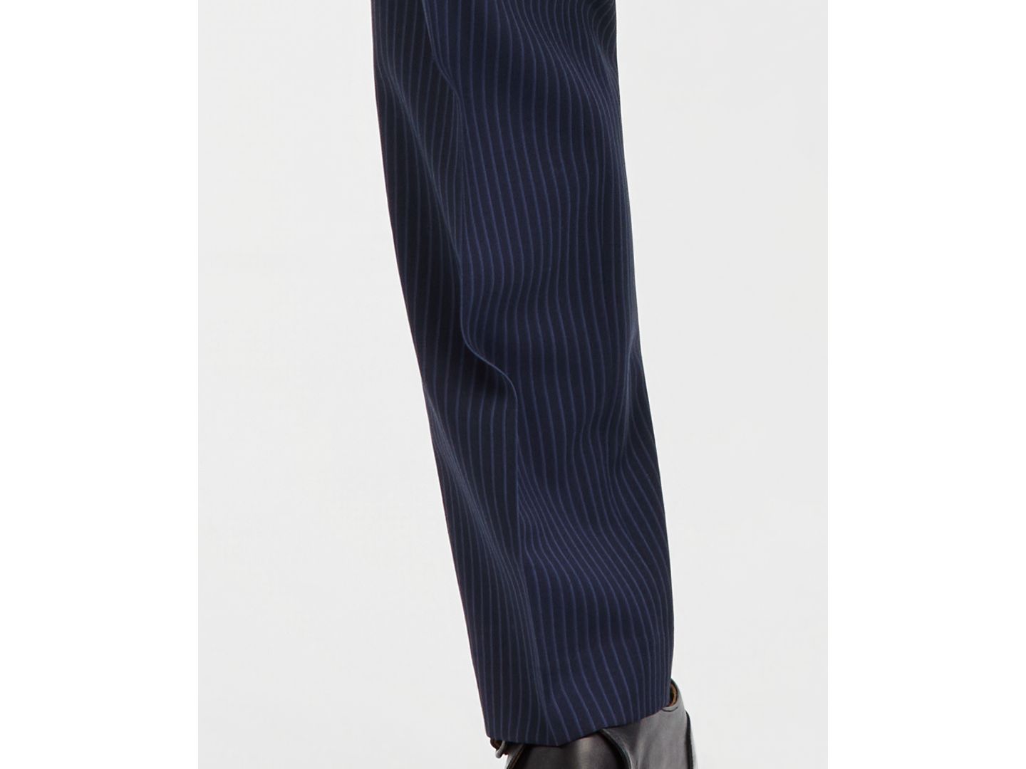 Мужские брюки Michael Kors Classic-Fit Pinstripe Suit Separate, цвет: Тёмно-синий — фото 3