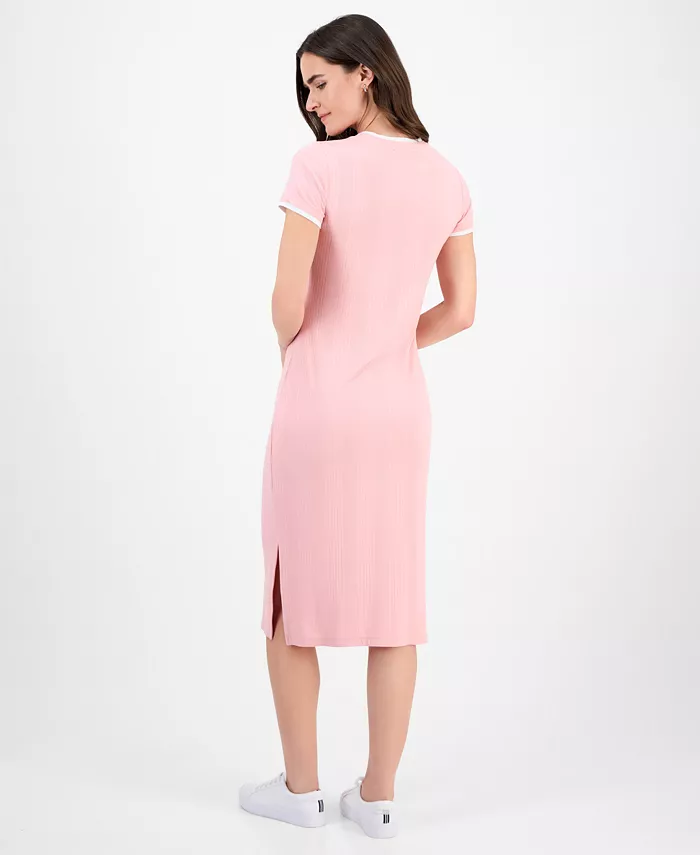 Nautica Women's Ribbed Midi Dress - thumbnail 3
