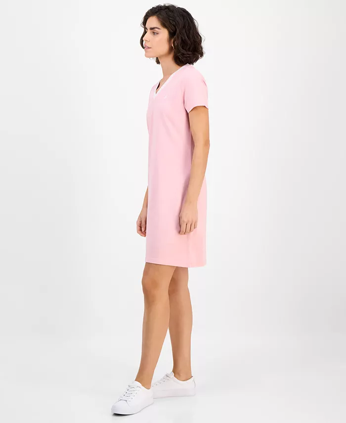 Nautica Women's V-Neck T-Shirt Dress - thumbnail 6