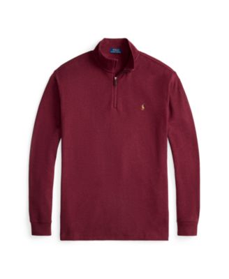Men's Big & Tall Estate-Rib Quarter-Zip Pullover Sweater