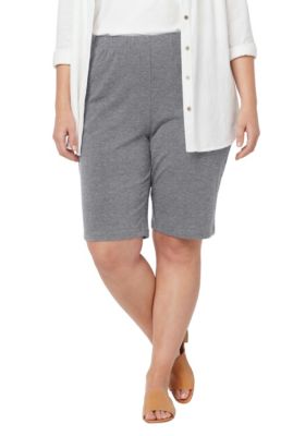 Plus Size 7-Day Knit Bermuda Shorts