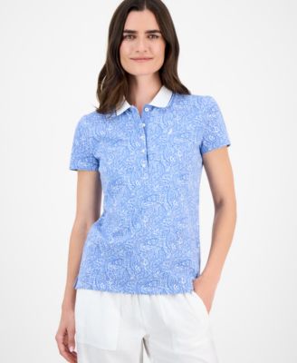 Nautica Jeans - Women's Garden Paisley Polo Shirt