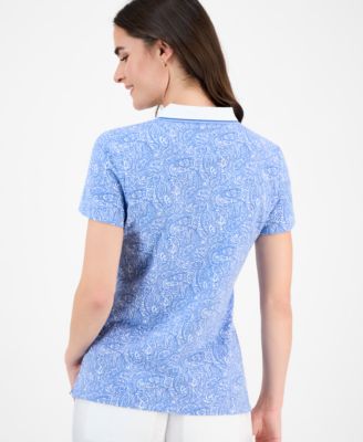 Women's Garden Paisley Polo Shirt