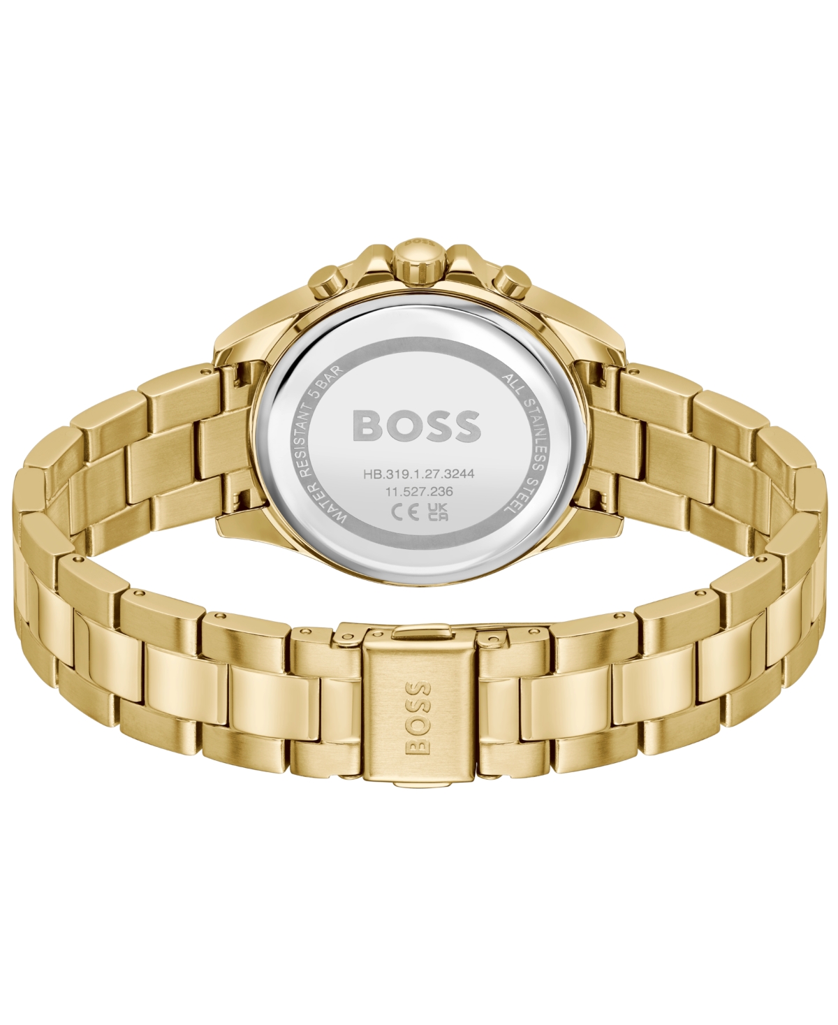 Hugo Boss Boss Alley Chronograph Bracelet Watch, 36mm In Gold
