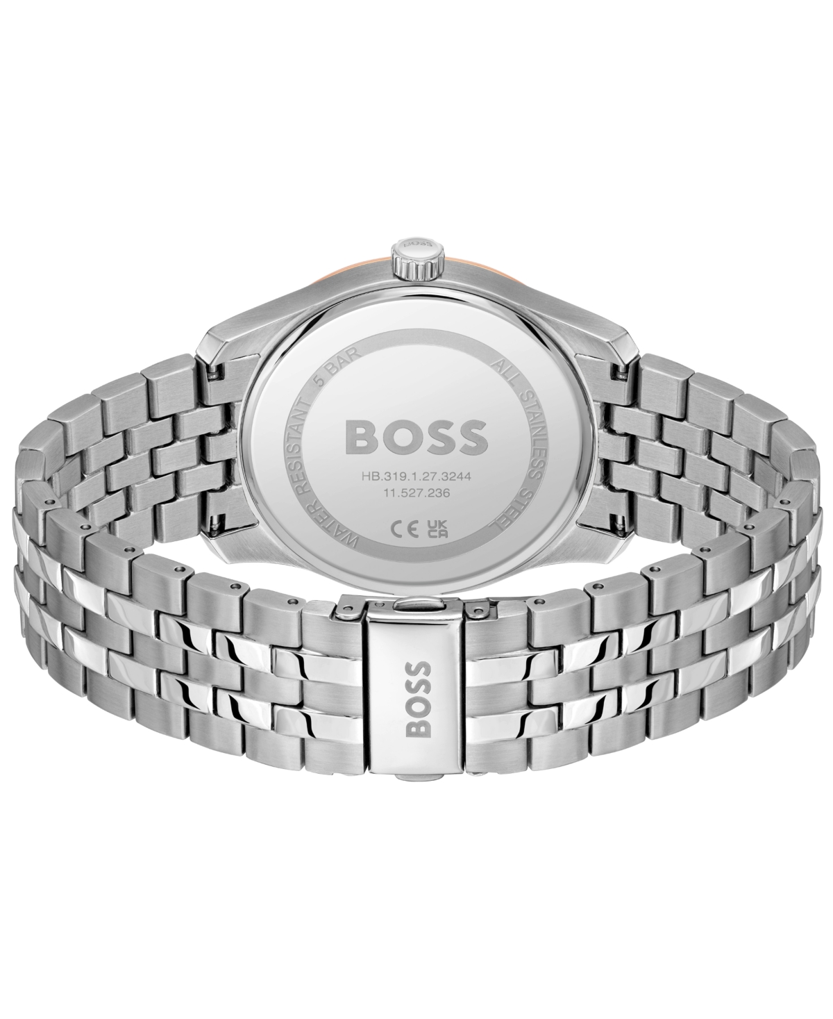 Hugo Boss Boss Principle Master Chronograph Watch, 41mm In Silver