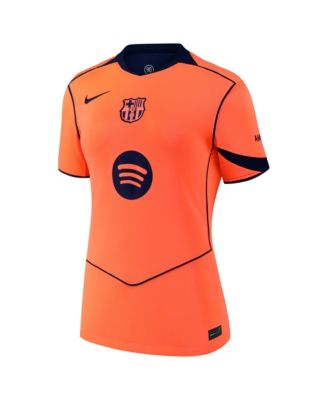 Women's Lamine Yamal Orange Barcelona 2025/26 Third Replica Player Jersey