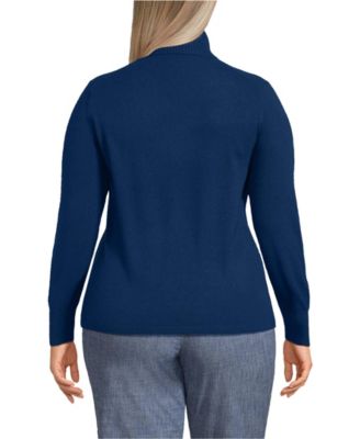Plus Size Cashmere Turtleneck Sweater