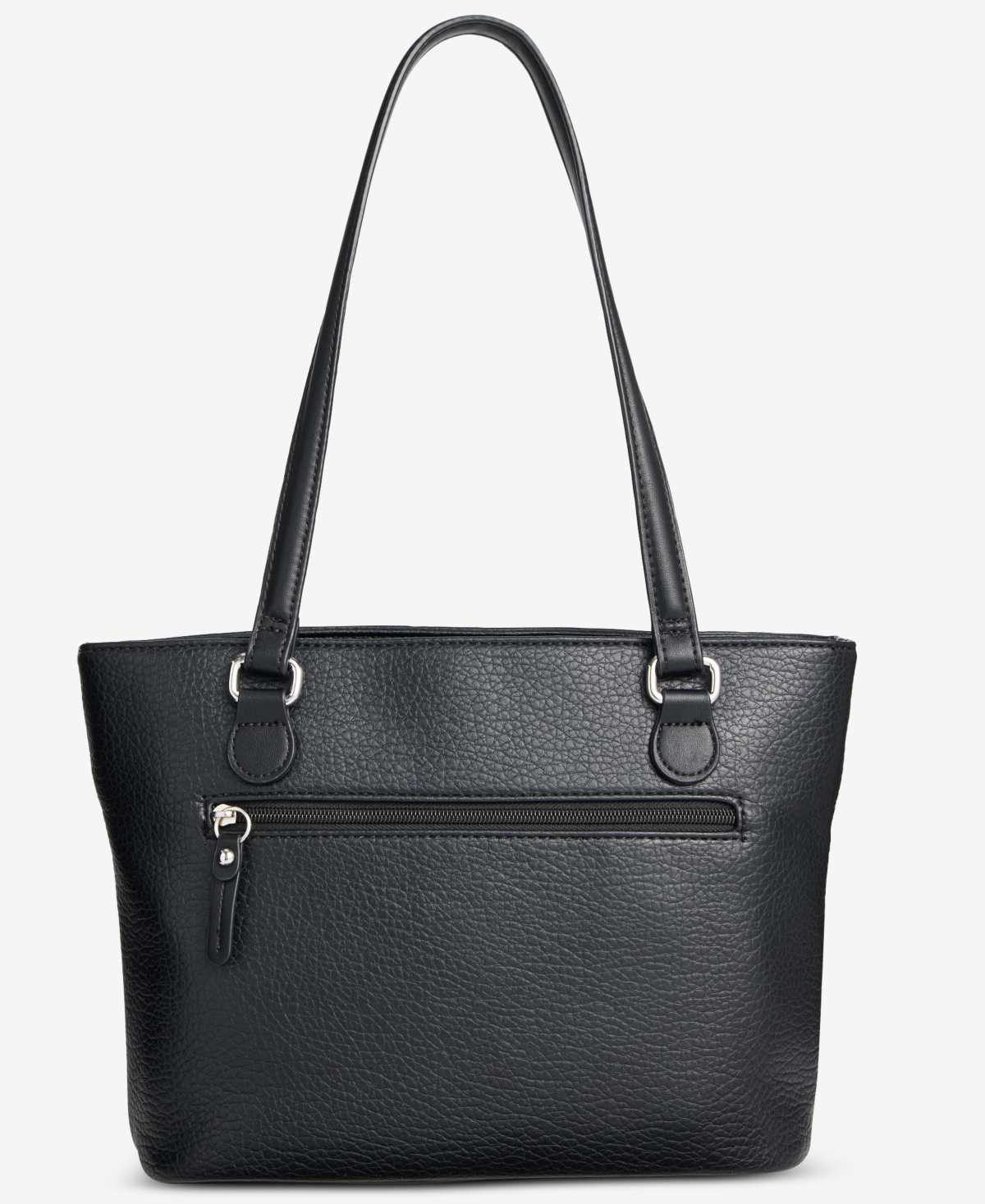 Giani Bernini Large Pebbled Tote Bag, Macy's Exclusive In Black