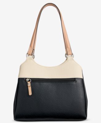 Colorblock Pebbled 4-Poster Tote, Exclusively at Macy's