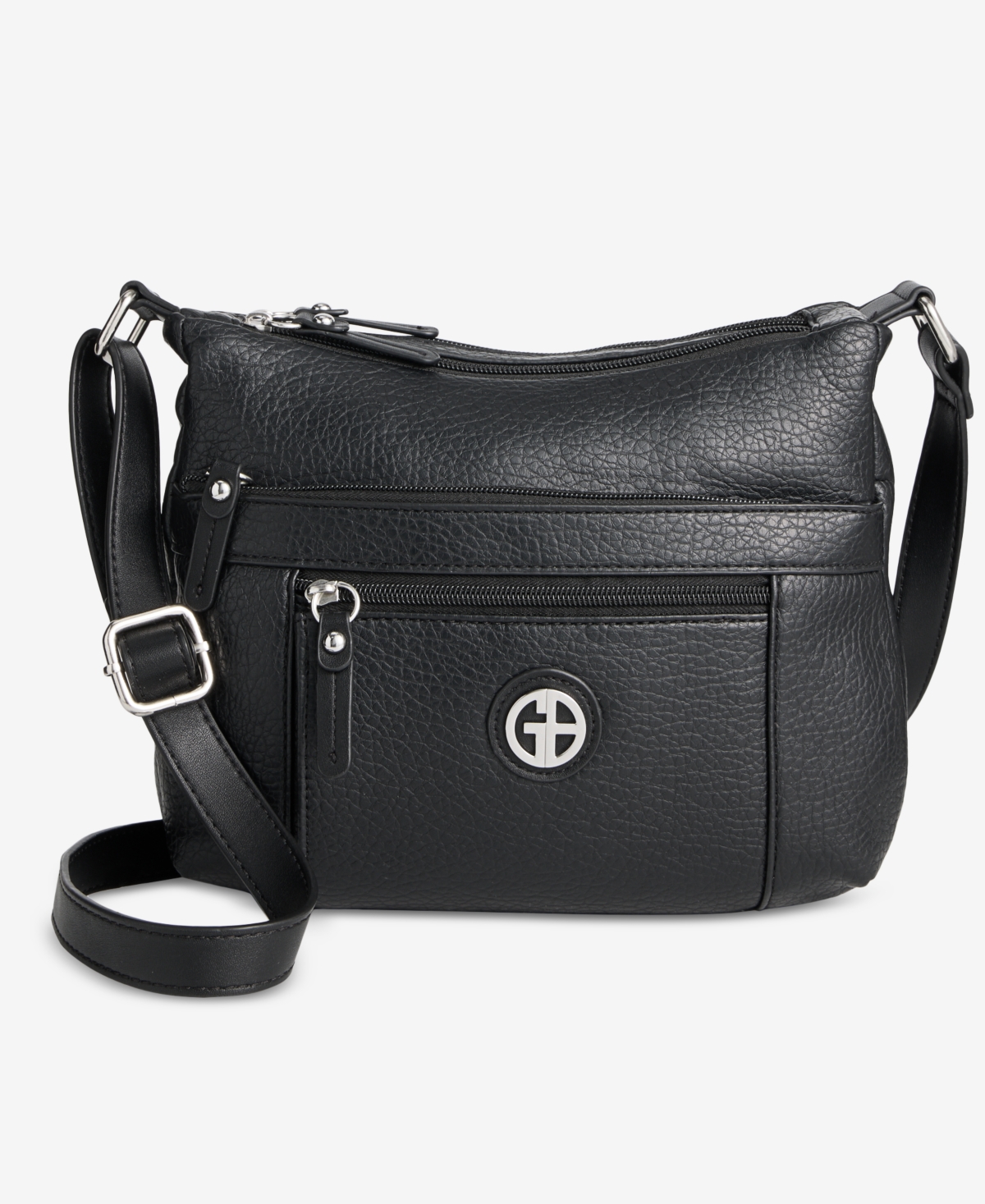 Giani Bernini Small Pebble Hobo Bag, Macy's Exclusive In Black