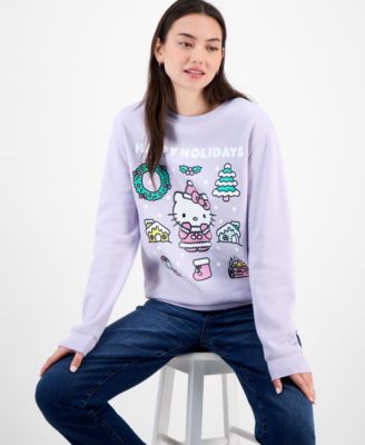 Juniors' Hello Kitty Happy Holidays Sweatshirt