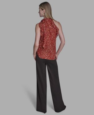 Women's Printed Halter Neck Blouse