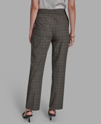 Women's Pleated Wide Leg Full Length Pants