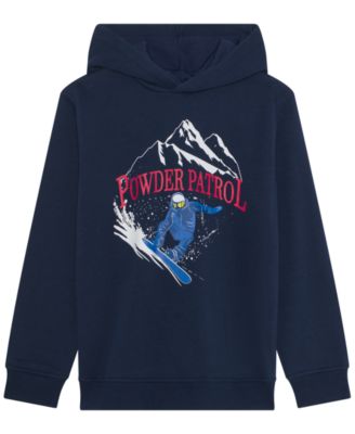 B By Brooks Brothers - Big Boys Powder Patrol Graphic Hoodie