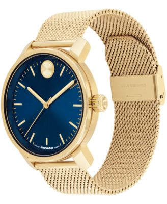 Men's Bold Access Swiss Quartz Light Gold Steel Watch, 41mm