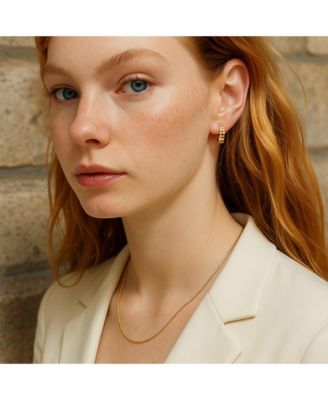 Flexible Strong 1.5MM Gold Plated .925 Sterling Silver Magic 8-Sided Snake Chain Necklace