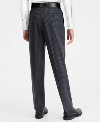 Boys' 8-20 Vertical Pinstripe Pants