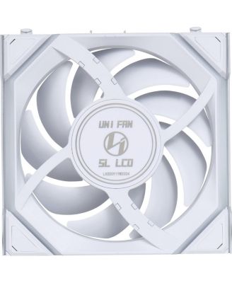 Lian-Li Fan UNI FAN SL 2.4GHz Wireless 1.6" LCD RGB 120mm Fan, 3x Fan - Reverse Blade