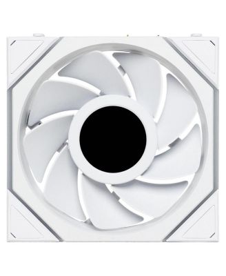 UNI FAN TL Wireless 1.6" LCD 120mm ARGB Case Fan with Reverse Blade, White