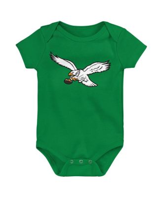 Newborn 3-Piece Philadelphia Eagles Little Tike Bodysuit Set