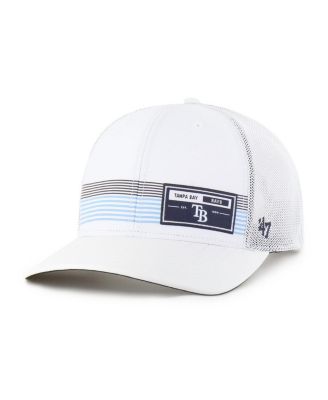 '47 Brand - Men's White Tampa Bay Rays Rangefinder brrr Trucker Adjustable Hat