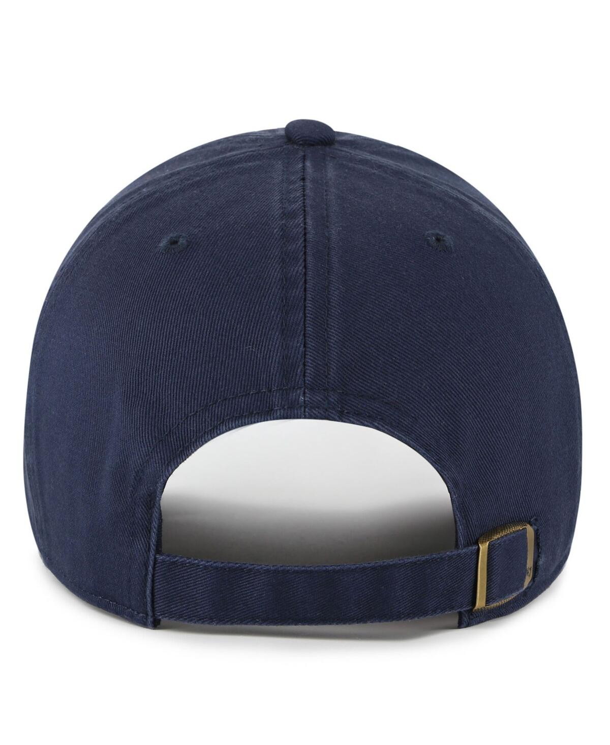 47 Brand Women's Navy Cleveland Guardians Ariana Clean Up Adjustable Hat In Blue