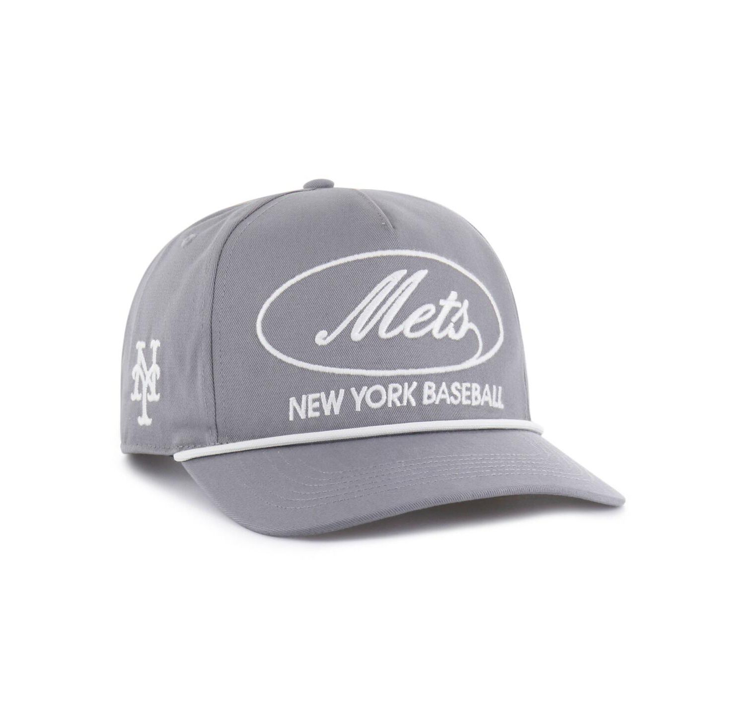 Men's Gray New York Mets Foundational Hitch Adjustable Hat