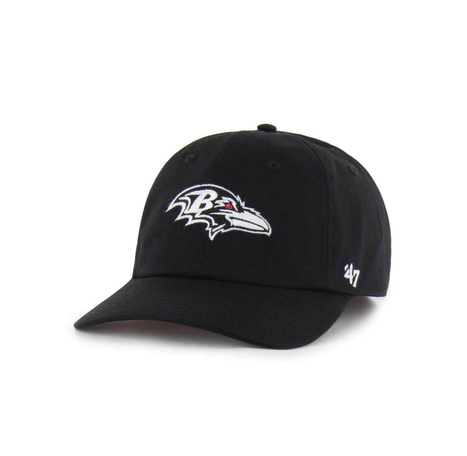 Men's Black Baltimore Ravens Foundational Franchise Fitted Hat