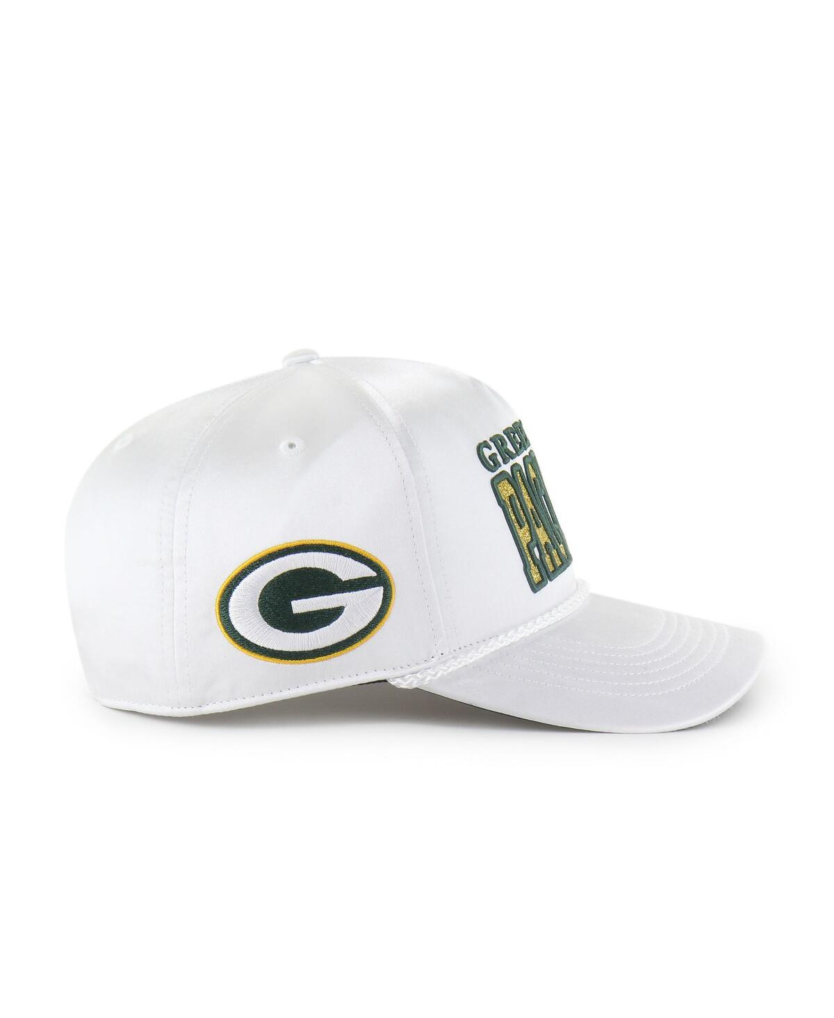 47 Brand Women's White Green Bay Packers Outspoken Hitch Adjustable Hat In White