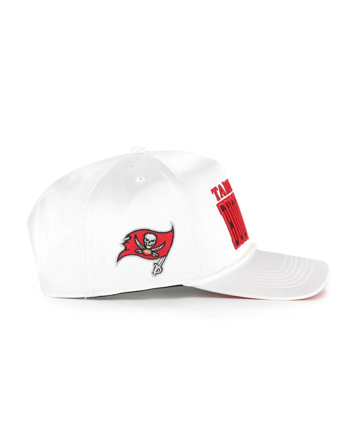 47 Brand Women's White Tampa Bay Buccaneers Outspoken Hitch Adjustable Hat In White
