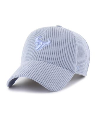 '47 Brand - Women's Light Blue Houston Texans Mellow Corduroy Clean Up Adjustable Hat