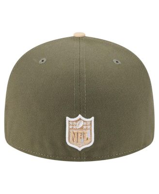 Men's&nbsp;Light Beige/Olive Las Vegas Raiders Two-Tone Color Pack Split Panel 59FIFTY Fitted Hat