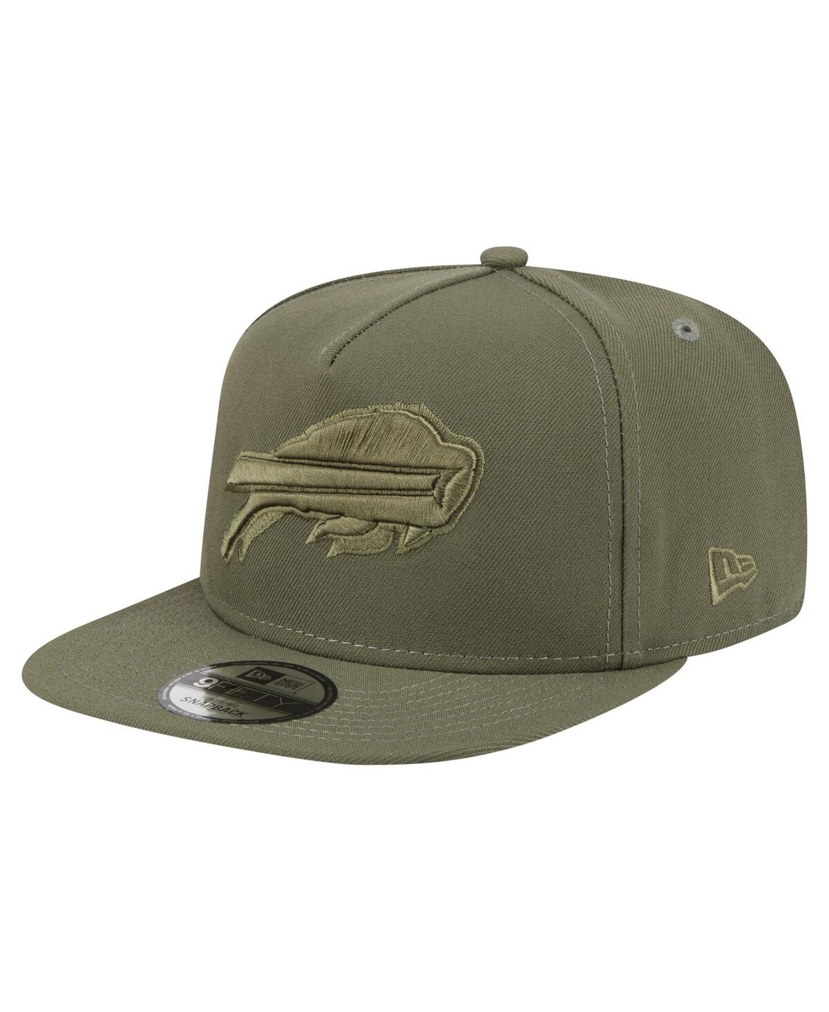 New Era Men's Olive Buffalo Bills Color Pack A-frame 59fifty Fitted Hat In Green
