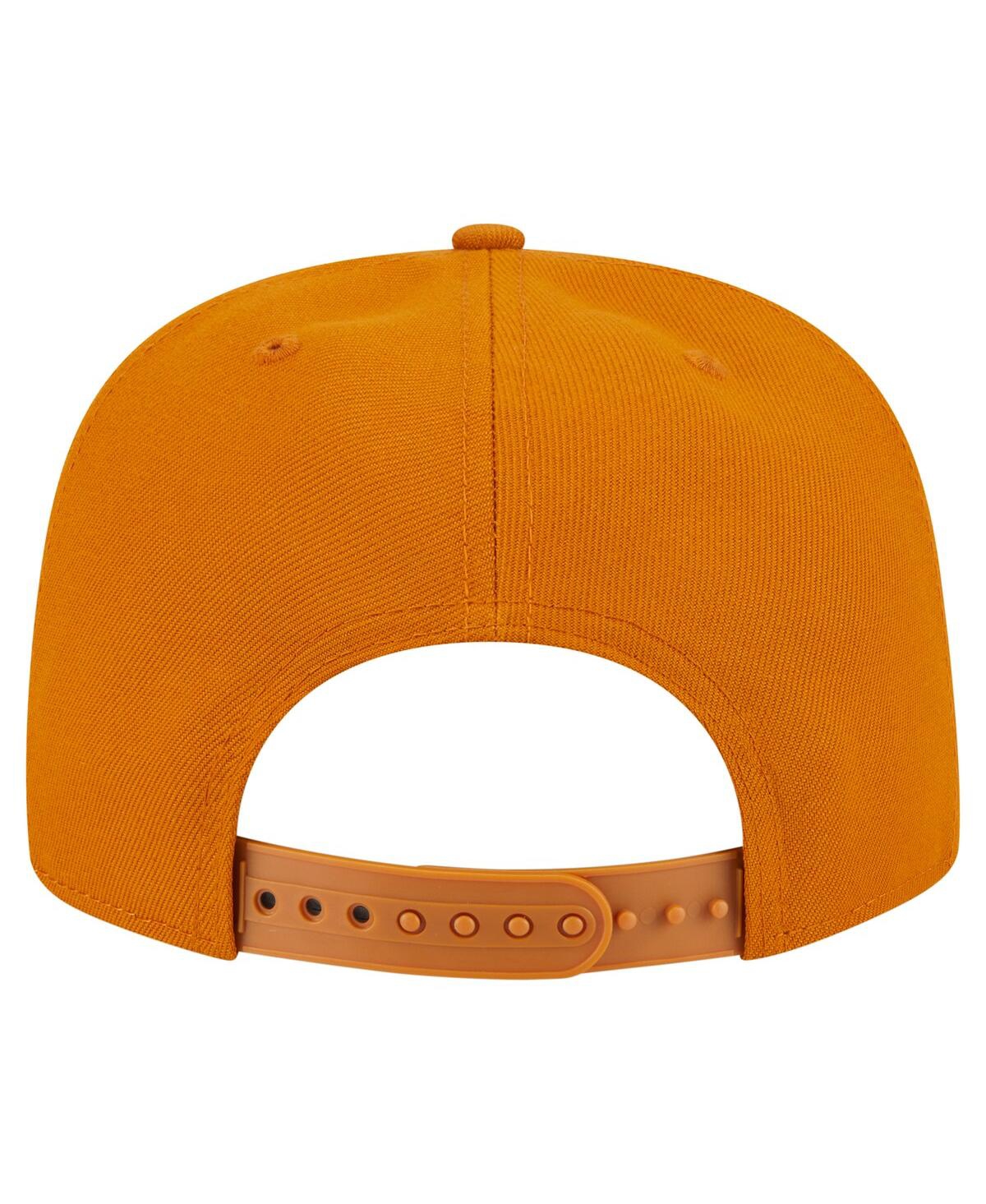 New Era Men'sâ Brown Los Angeles Rams Color Pack A-frame 9fifty Snapback Hat In Orange