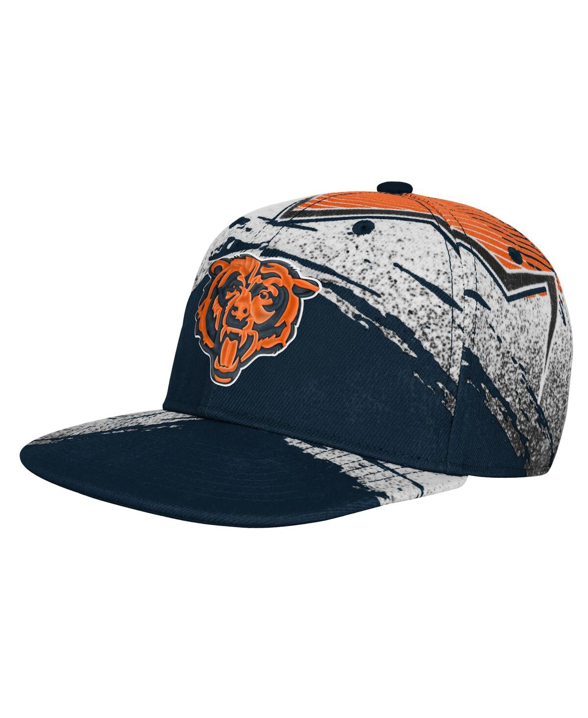 Outerstuff Big Boys And Girls Navy Chicago Bears Make Noise Adjustable Hat In Multi