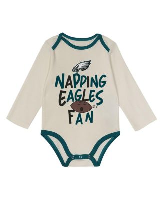 Baby Boys and Girls 3-Piece Midnight Green Philadelphia Eagles Little Champ Set