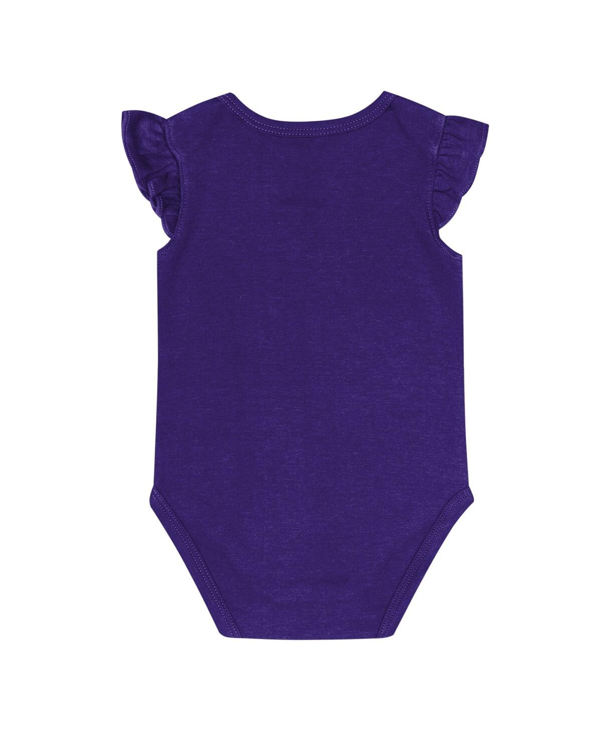 Outerstuff Baby Boys And Girls 2-piece Minnesota Vikings The Sunshine Bodysuit Set In Yellow