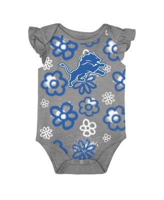 Baby Boys and Girls 2-Piece Detroit Lions The Sunshine Bodysuit Set