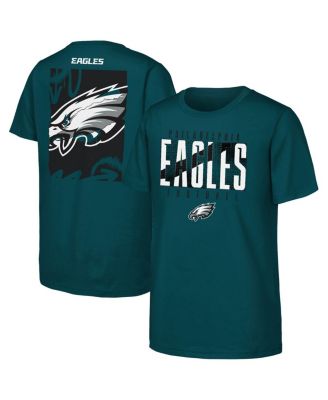 Outerstuff - Big Boys and Girls Green Philadelphia Eagles Posterize T-Shirt