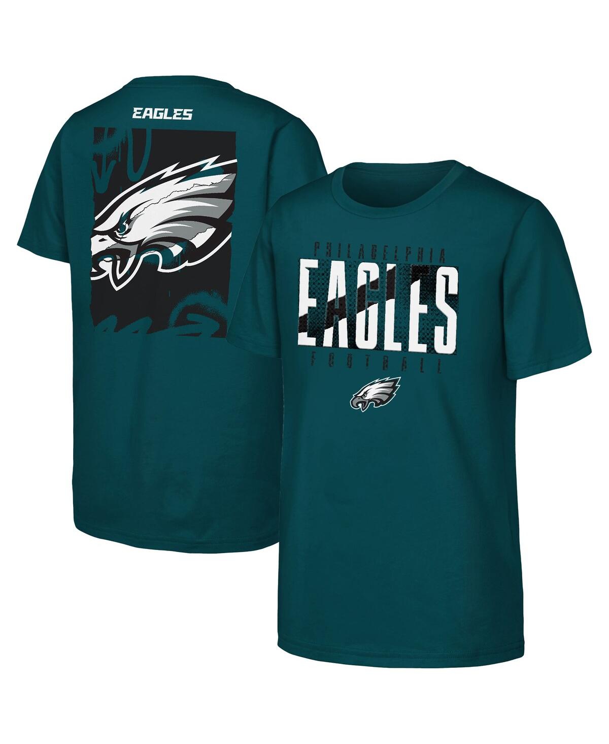Outerstuff Big Boys and Girls Green Philadelphia Eagles Posterize T-Shirt - Green