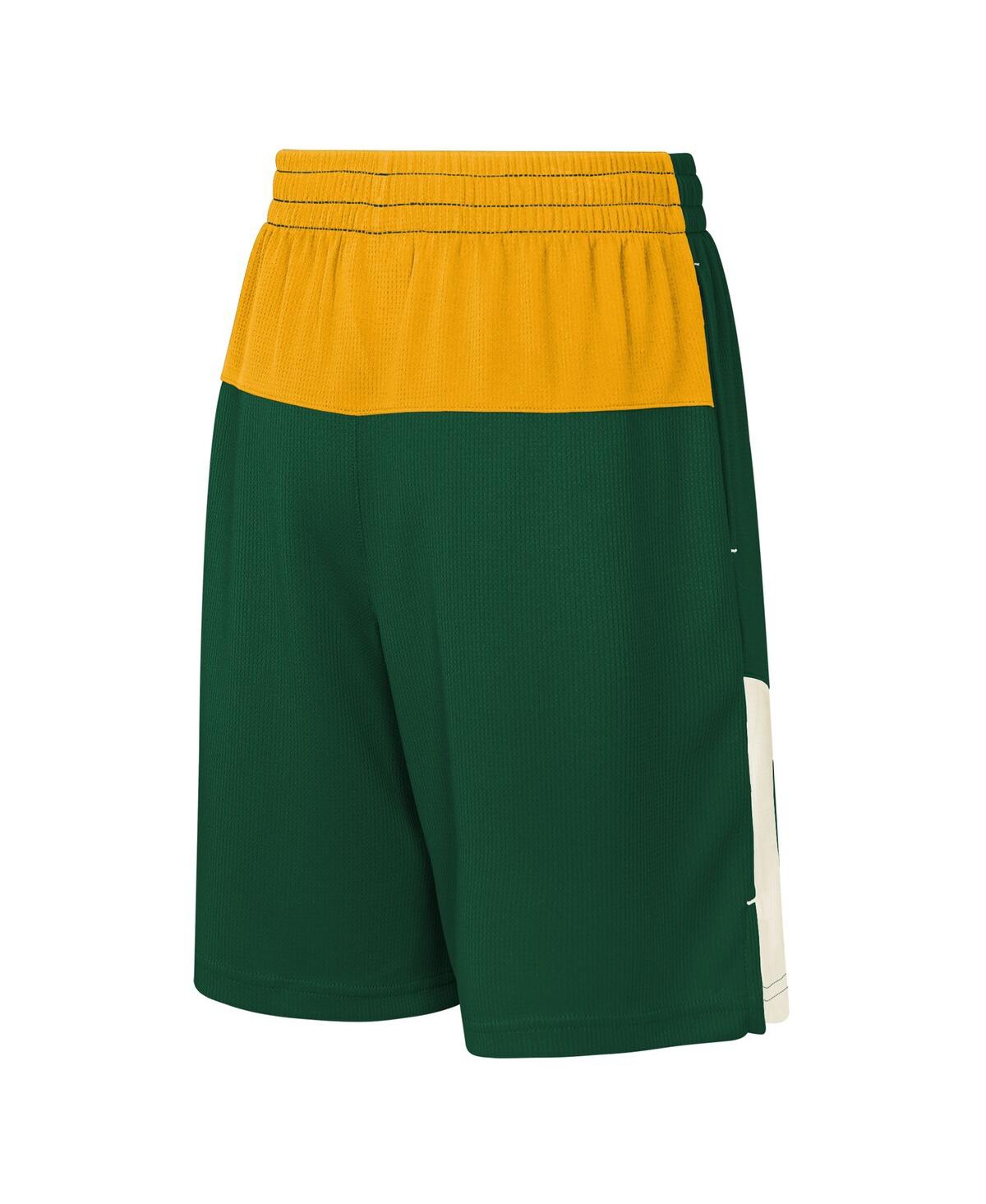 Outerstuff Big Boys And Girls Green Bay Packers Fandemonium Mesh Shorts In Multi