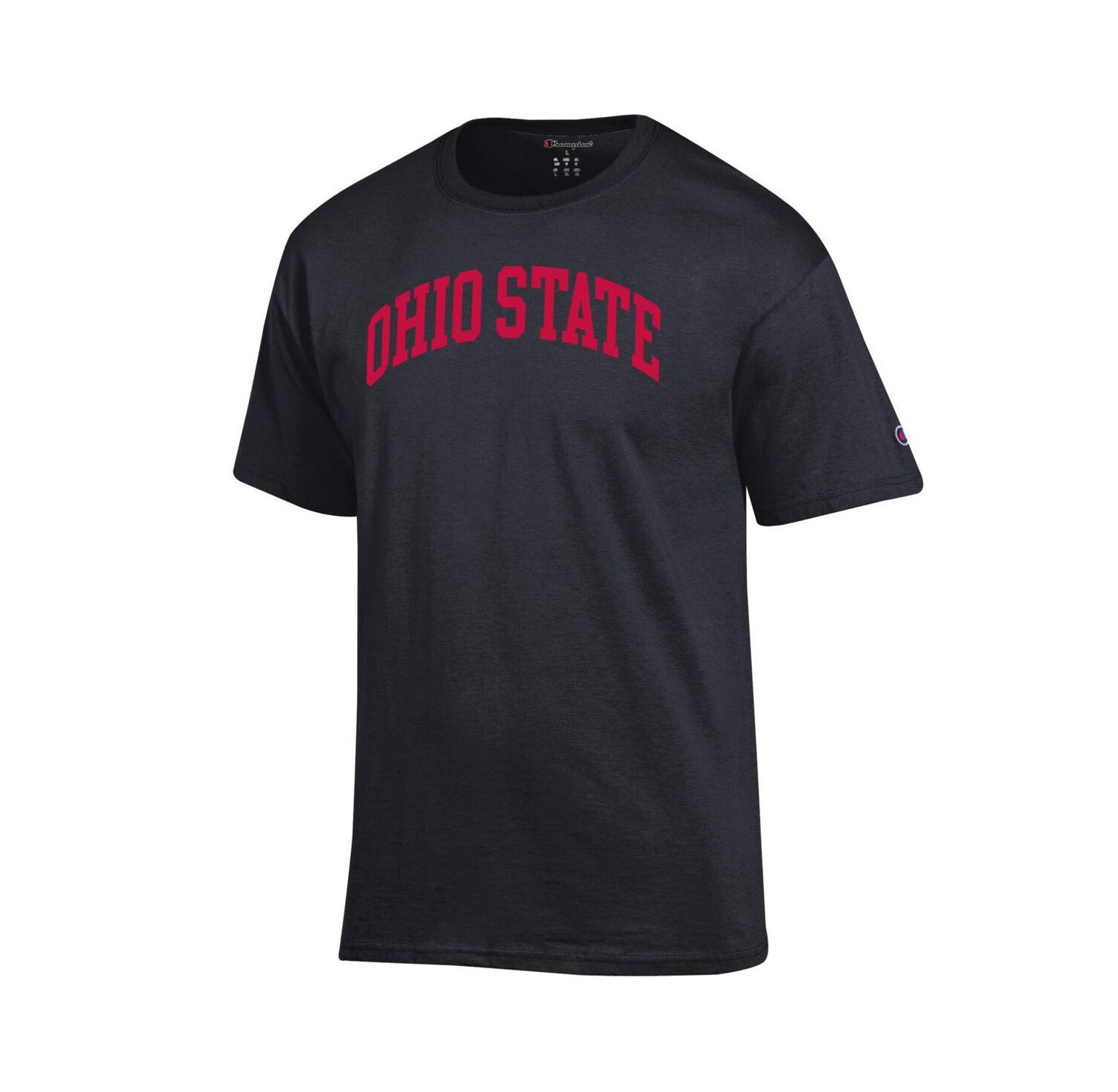 Men's Scarlet Ohio State Buckeyes Basic Arch T-Shirt