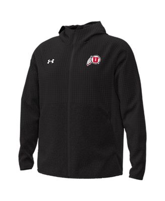 Men's Black Utah Utes Unstoppable Raglan Full-Zip Jacket