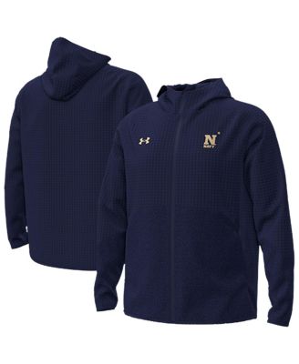 Under Armour - Men's Navy  Midshipmen Unstoppable Raglan Full-Zip Jacket