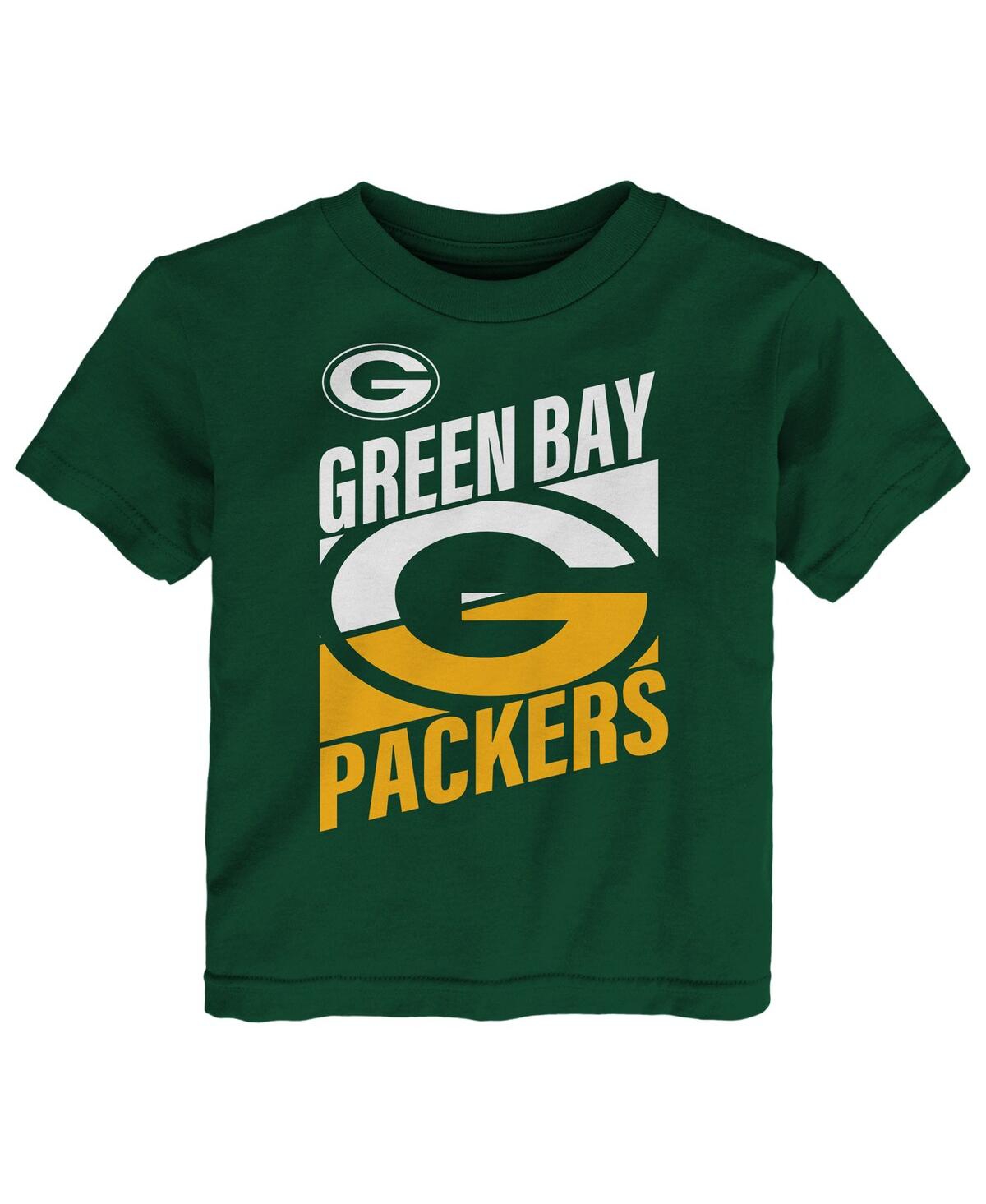 Outerstuff Toddler Green Bay Packers Teamwork T-shirt In Green