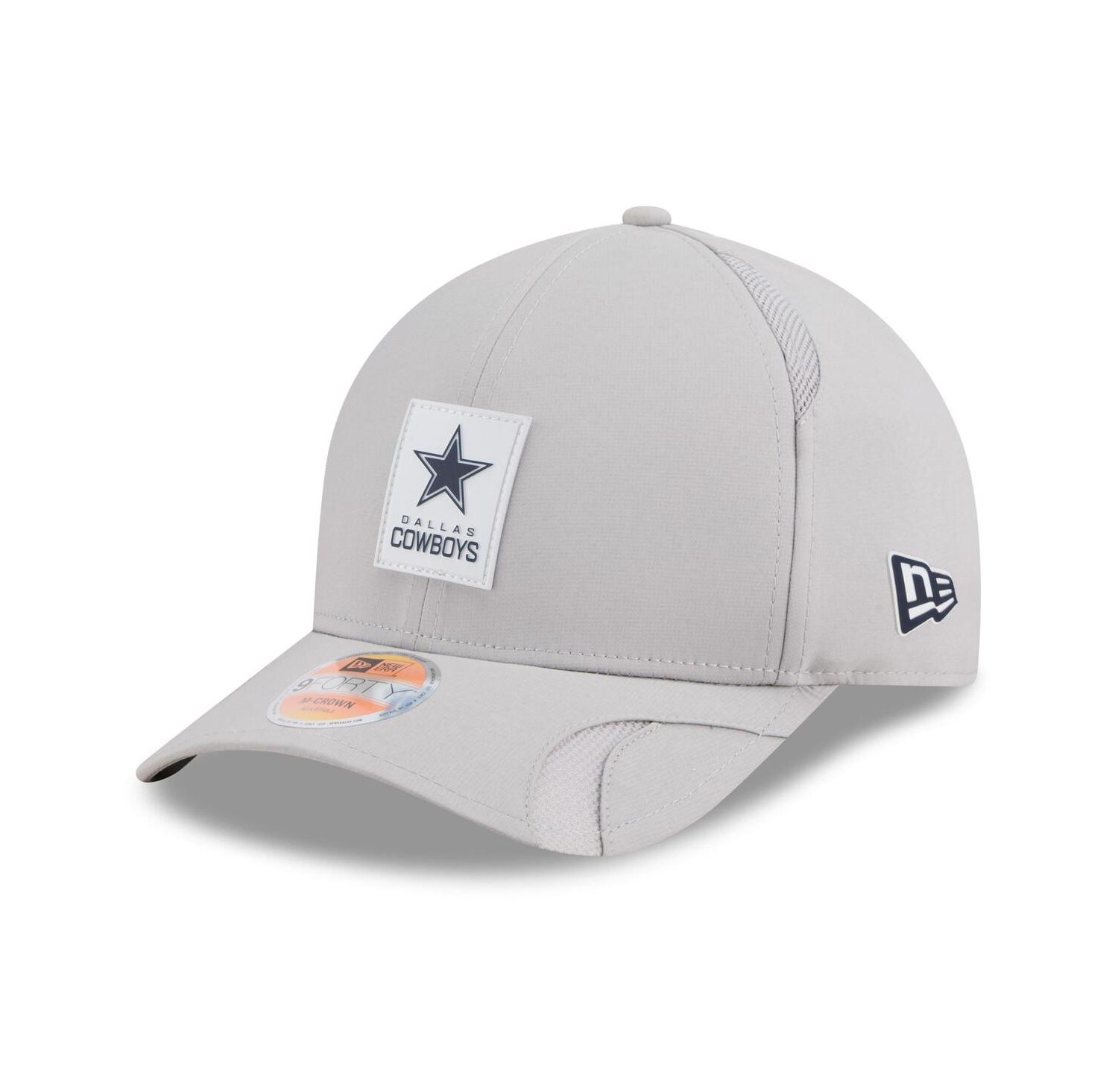 Men's Gray Dallas Cowboys 2025 Sideline M-Crown 9FORTY Adjustable Hat